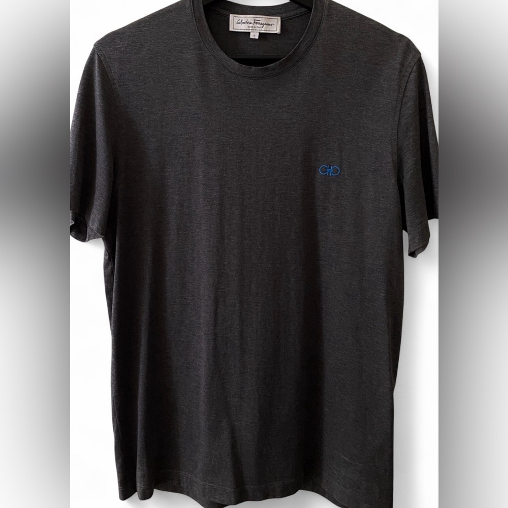 Salvatore Ferragamo Dark Grey T-Shirt